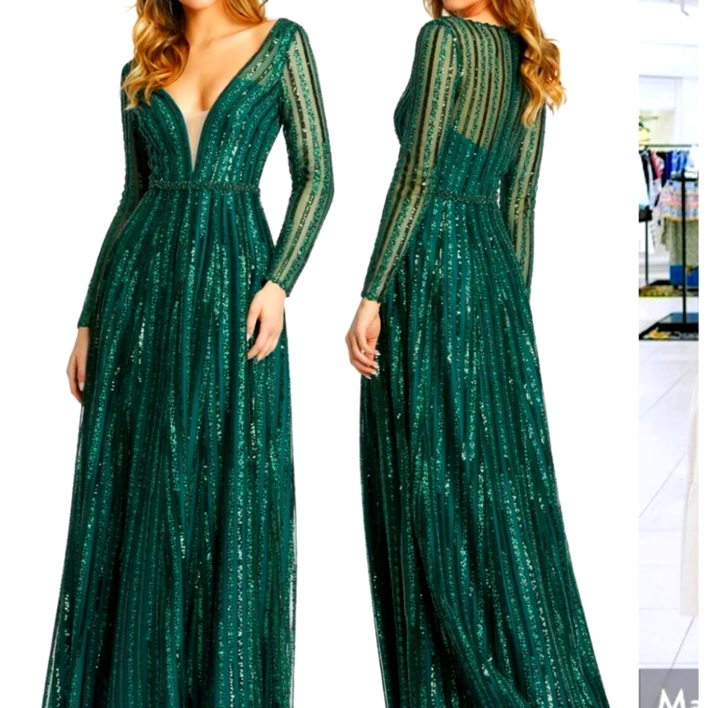 Mac Duggal Sequined dress